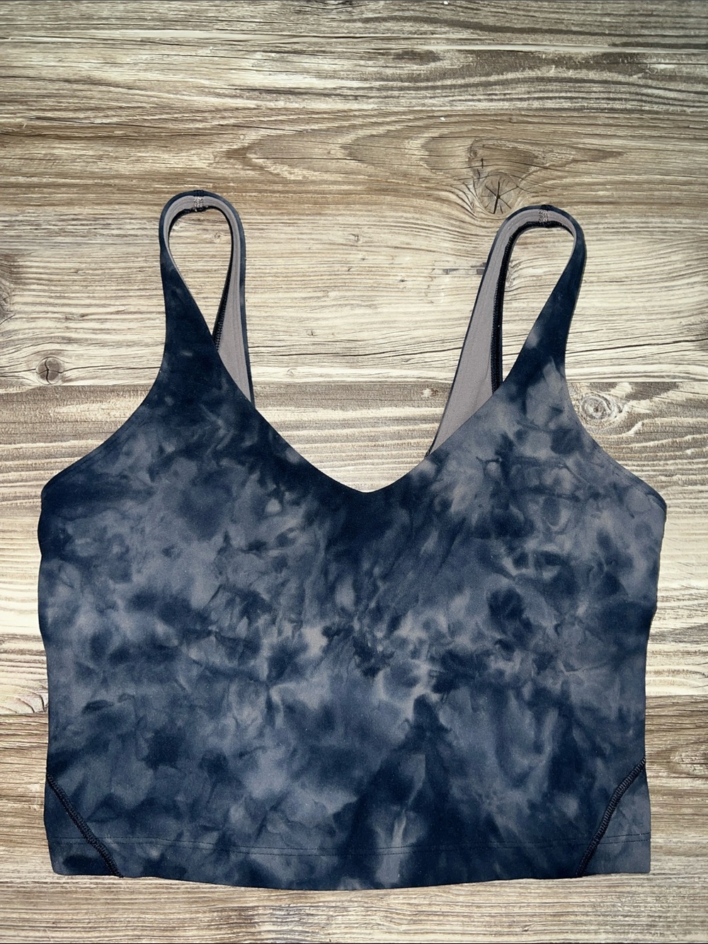 Lululemon Align Tank Top Diamond Dye Lunar Rock True Navy Size 6